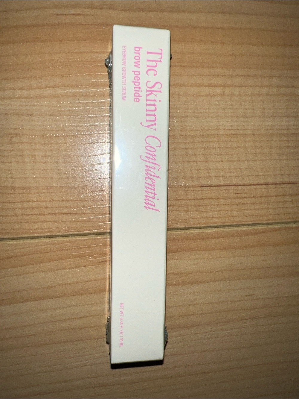 The Skinny Confidential Brow Peptide Serum - Cream with Pink Accents